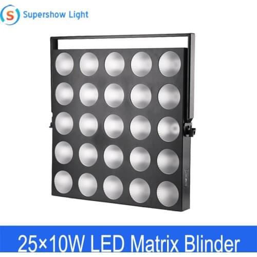 25X10W LED Beam Wash Washer Light 5x5 Matrix DMX 25*10W RGBW 4IN1 Blinder Dor Bar Show Disco Dance Stage