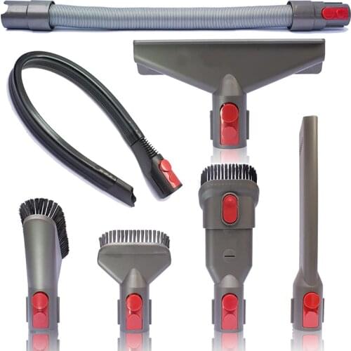 Promotion!for Dyson V11 V10 V8 V7 Plus Flexible Extension Hose Vacuum Cleaner Accessories Household Cleaning Kit Dust Brush
