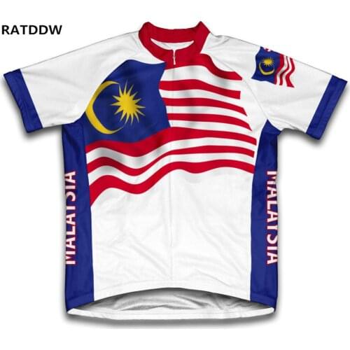 Malaysia Flag Cycling Jersey For Men and Women Mountain Bike Cycling Clothing Cycle Cycling Clothing Ropa Ciclismo