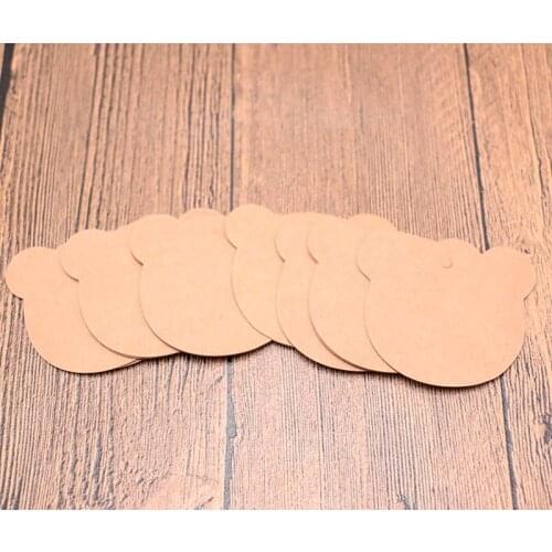 High Quality 6x5.5cm 6.5x5cm Kraft Jewelry Paper Price Tags Necklace Display Packaging Card for Clothes&Shoes&Jewelry 200pcs/lot