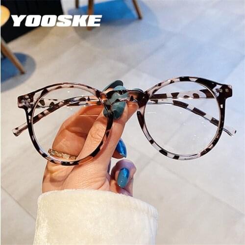 YOOSKE Anti-blue Light Glasses Frame Kids Round Computer Eyeglasses Children Boys Girls Blue Blocking Protection Optical Frames