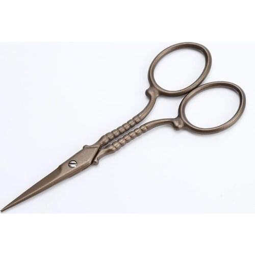 1Pcs Stainless Steel Embroidery Scissors Vintage Scissors Sewing Fabric Cutter Tailor Scissor Thread Scissor Tools for Sewing