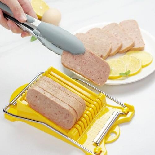 10 Stainless Steel Wires Slicer Lunch Meat Slicer Food Cutter Kitchen Gadget for Cheese Egg Vegetable Fruits Soft Food Sushi