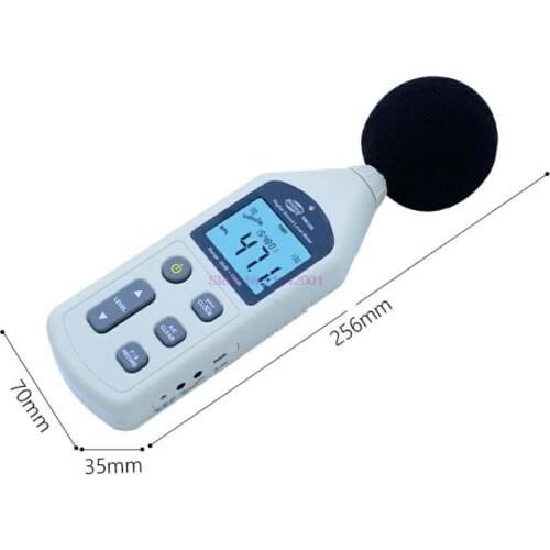 10PCS GM1357 New Digital Sound Level Meter Meters Noise Tester USB Noise Tester meter Measuring Instrument Decibel Monitoring