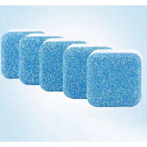 10pcs Useful Washing Machine Descaler Cleaner Deep Cleaning Remover Tablets Deodorant Durable Multifunctional Laundry