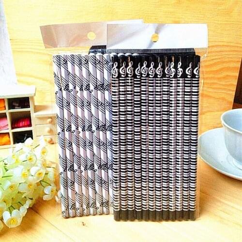 12pcs Musical Note Round Music Student Supply Piano Note Creative Kids Prize Promotion 2B Pencil