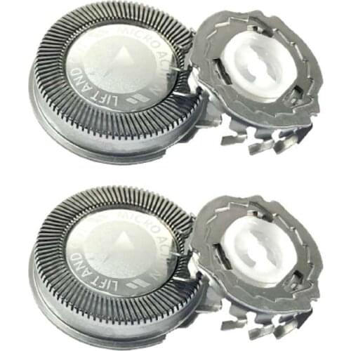 2 Pcs Set HQ2 Series Electric Shaver, Cutter Head Knife Net Accessories For Philips