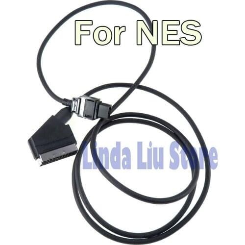 5pcs High Quality A/V TV Video RGB cable Scart Cable For Nintendo NES Game Console Audio Video Av Cable