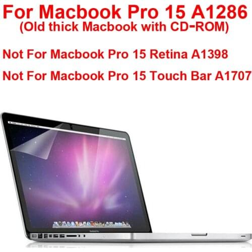 10pcs Matte Anti Glare Screen Protector For Macbook Pro 15 A1286 Screen Film Matt Cover Guard Skin For MacbookPro 15.4 inch