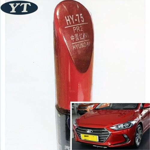 Car scratch repair pen, auto paint pen RED color for Hyundai IX35 IX25 Elantra Accent I30 Verna Tucson Sonata Santafe