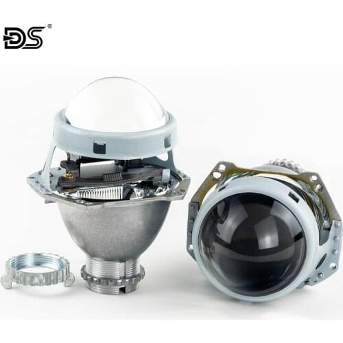DS Free Shipping H4 3.0 High Clear Upgrade Hella 3/5 HID Bi Xenon Projector Len D2S/D2H Base For H4 Headlamp