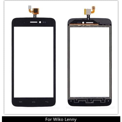 Black Touch Screen Panel For Wiko Lenny Glass Capacitive Sensor For Wiko Lenny Touch Screen Panel Glass Digitizer for Wiko Lenny