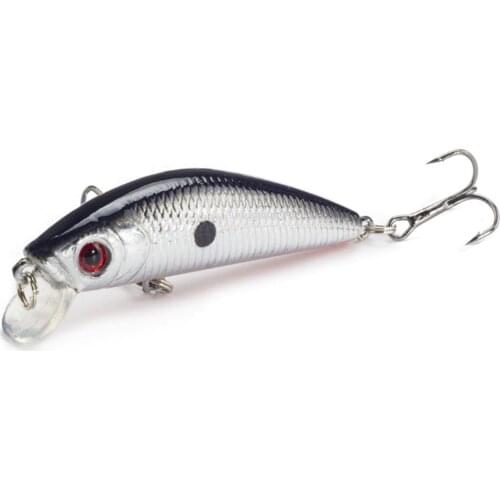 FISHINAPOT 1PCS Sinking Slowly Fishing Lure 8.5g/7cm Man-made Hard Bait Bionic 3D Eyes Carp Wobbler Crankbaits Fishing Tools