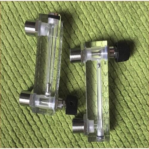 LZT-6T 10-100 L/min Square Panel Type Gas Flowmeter Air Flow Meter rotameter LZT6T Tools Flow Measuring