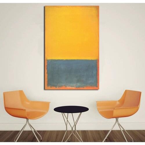 JQHYART Mark Rothko Classical Still Life Oil Painting Living Room Canvas Modern Pictures For Art No Frame Posters And Prints