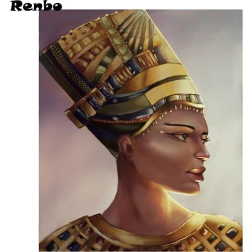 Queen Egypt Photo diamond painting Diamond Embroidery full square Cross Stitch Diy 5D Diamond Mosaic sale Home Decor gift