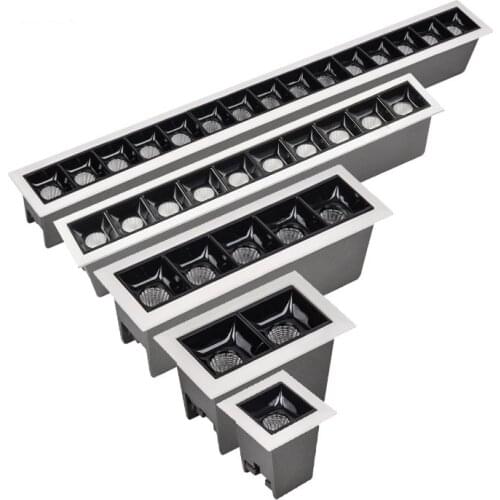 Line lights LED Downlight Spot Light Indoor Recessed Lighting Linear bar Laser Blade Ceiling Line Lamp 2W 4W 10W 20W 30W CREE