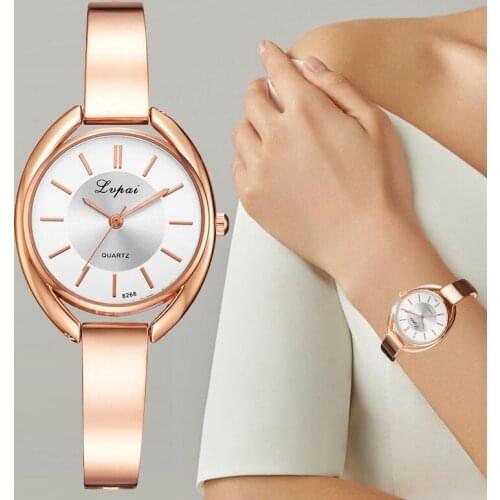 Women Bracelet Watches Fashion Women Dress Wristwatch Ladies Quartz Sport Rose Gold Watch Dropshiping