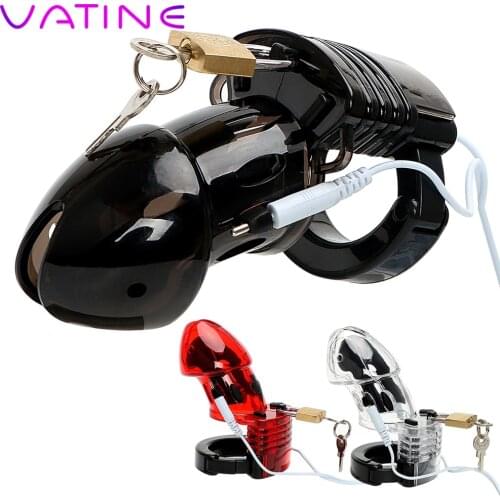 VATINE Electric Shock Penis Cock Cage Sex Toys for Men Medical Themed Toys Male Chastity Device Adult Products