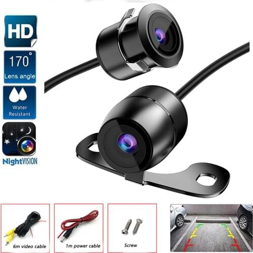 New Car Reverse Camera HD Night Vision Wide Angle Rear View Parking Camera Waterproof CCD LED Auto Backup Monitor HD Image