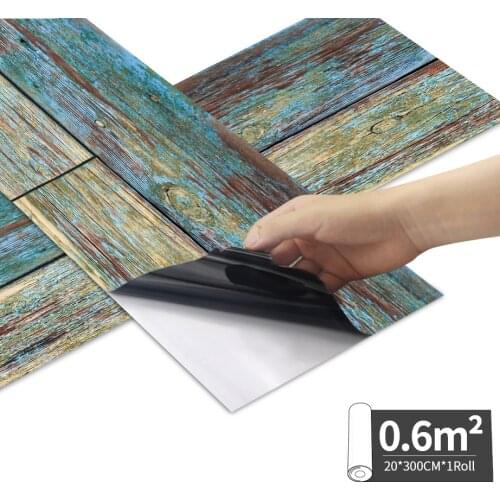 Peel and Stick Wallpaper 7.87" X 118.8" Self Adhesive Removable Decorative Film Wood Grain Wallpaper for Furniture Countertop