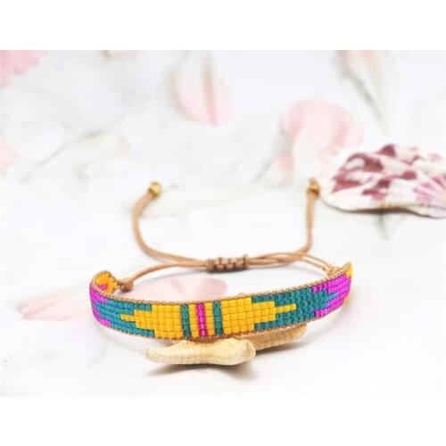 ZHONGVI Couple Lovers Friendship Bracelet Miyuki Beads Braided Bracelet Lover 2021 Boho Jewelry Summer Beach Girl Gift Wholesale