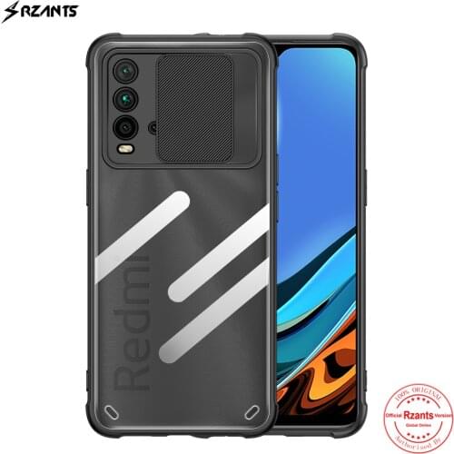 Rzants For Xiaomi Redmi 9T Case [Lens Protection] Slim Crystal Clear Cover Double Soft Casing