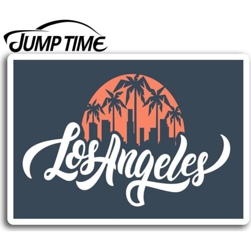 Jump Time for Los Angeles California Vinyl Stickers Sticker Laptop Luggage Bumper Decals Waterproof Car Accessories