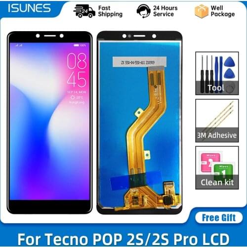 5.45" Original For Tecno POP 2S/2S Pro LCD Display Touch Screen Digitizer Assembly Tecno POP 2S Pro LCD Repair Replacement Parts