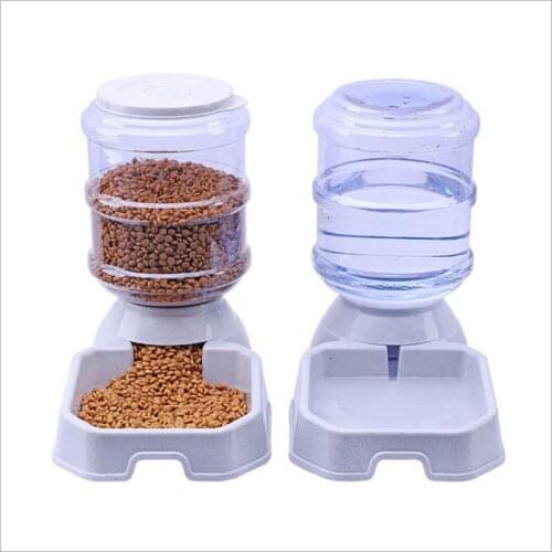 3.8L Pet Automatic Feeder Dog Cat Drinking Bowl For Dog Water Drinking Cat Feeding Large Capacity Dispenser Pet Cat Dog