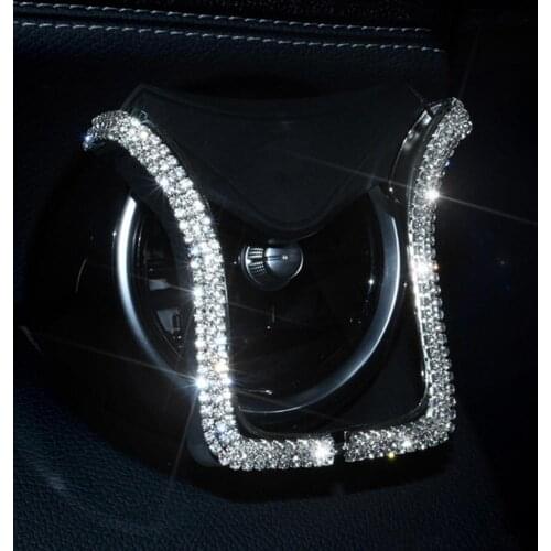 Universal Car Phone Holder Crystal Rhinestones Gravity Diamond Stand Auto Air Vent Mount Stand Clip Car Accessories Interior