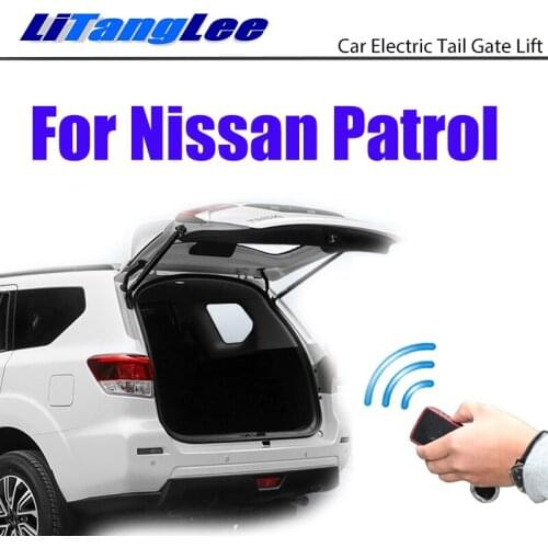 LiTangLee Car Electric Tail Gate Lift Trunk Rear Door Assist System For Nissan Patrol Y62 2010~2020 Key Control