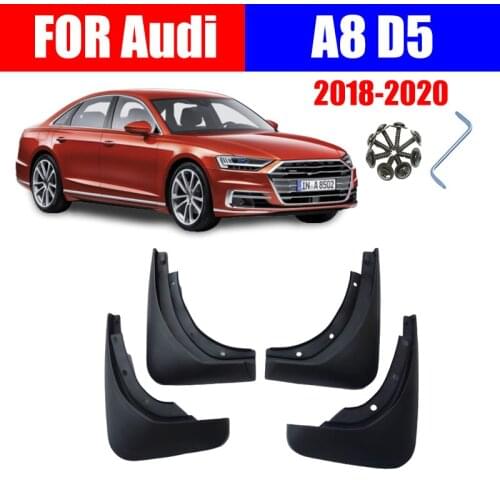 For Audi A8 d5 mud flaps A8 sport mudguards splash guards Audi car fenders auto accessories 2018-2020
