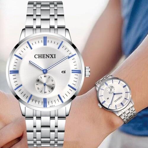 Men Watches 2021 Luxury Brand CHENXI New Fashion Waterproof Watch For Men Simple Big Dial Quartz Wristwatches Relogio Masculino
