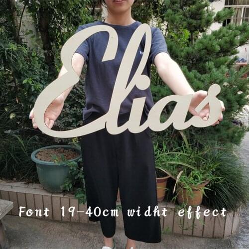 Customize Name Wood Table Letters Wedding Wall Hang Decor Signs Mr & Mrs Wooden Name Sign