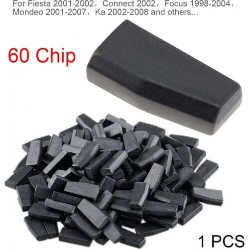 1pcs Blank 4D60 ID60 Carbon Chip Car Key Transponder Chip Fit for Fiesta 2001-2002 Connect Focus 1998-2004 Mondeo 2001-2007 Ka