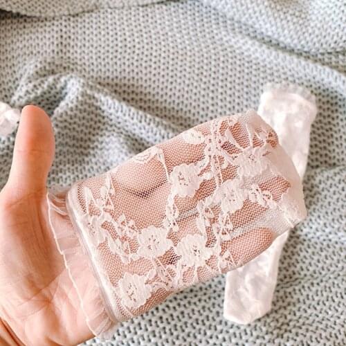 Lace Baby Girls Socks Princess Kids Knee High Wedding Mesh Toddler Girls Socks Ruffle Floral LegWarmer Sock For Kids