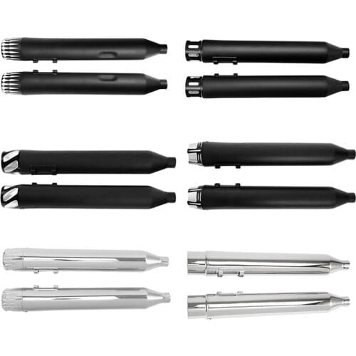 Motorcycle Dual Exhaust Mufflers For Harley Touring Road King Electra Glide Street Glide 1995-2016