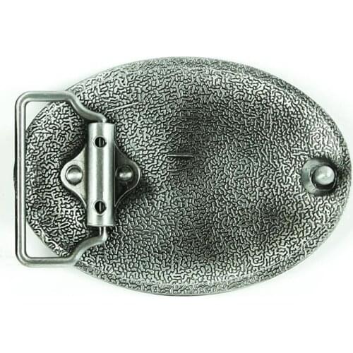 Men Belt Buckles 3D Punk Clothing Accessories (Wapiti Carved)