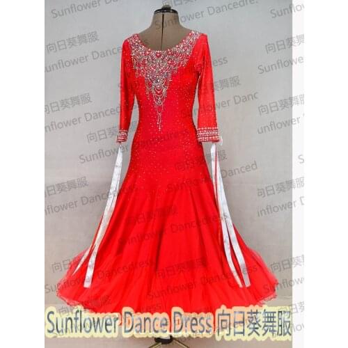2016 NEW ballroom dance competition dresses,Smooth Ballroom Dress,Modern Waltz Tango DanceDress,ballroom danceskirts,women girl