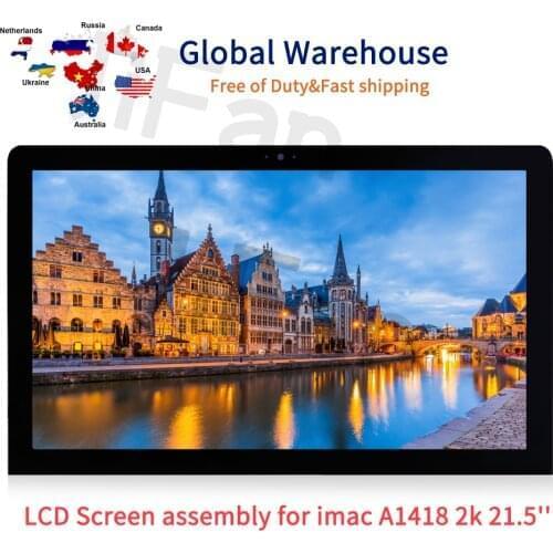 Ship From Oversea Warehouse Free Adhesive Strips For iMac 21.5" A1418 2K 2012 2013 2014 LCD Screen Display LM215WF3 (SD)(D1)