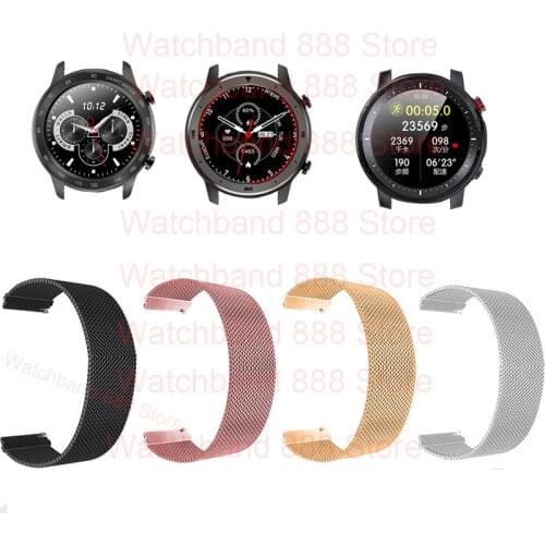 Magnetic Loop Straps For DT78 DT95 L15 L13 L16 Smartwatch Band 22MM Wristbands Metal Bracelets Quick Release Accessories Correa