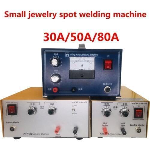 50A Dual-purpose small high-power jewelry necklace ring gold silver and copper spot welding handheld laser pulse welding machine