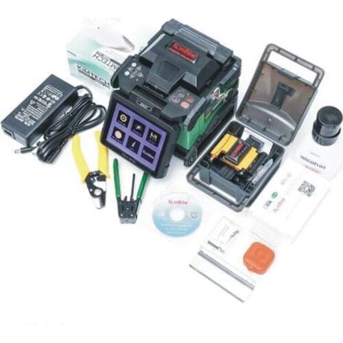GX37 Fusion Splicer 6 Motor Core To Core Arc Fiber Splicing Machine Fusion Splicer Machine