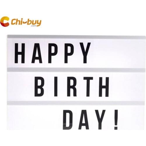 CHIBUY Cinematic Light box Battery powered and DC port Energized mode A4 Size Acrylic LED cinema lightbox