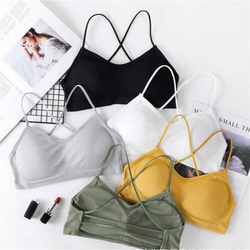 Halter Bandage Sexy Bralette Crop Top Women Tank Tops Tees Sleeveless Short Tee Shirt High Street Party bustier white tube top