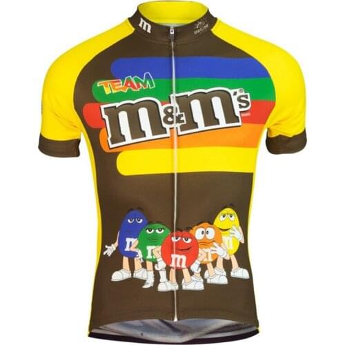 Bicycle Cycling Jersey Summer Cartoon Short Sleeve Wear Shirt Cycling Top MTB Road Bicycle Wear Running Sport 6 Style XS-4XL