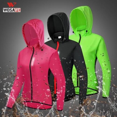 WOSAWE Womens Summer Skin Thin Anti-UV Windproof Cycling Jersey MTB Bike Windcoat Sunscreen Hiking Jacket Bicycle Clothes