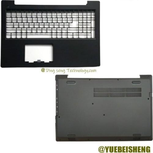YUEBEISHENG New For Lenovo V130-15 V130-15IKB V330-15 Palmrest Upper Cover Keyboard bezel + Bottom case bottom cover