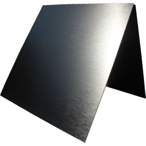 0.5mm 1.0mm 5052 Custom Co2 Or Fiber Laser Cutting Engraving Nameplate Asset Tag Black Anodized Textured Aluminium Sheets Plates